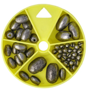 eagle claw egg sinker and split shot assortment