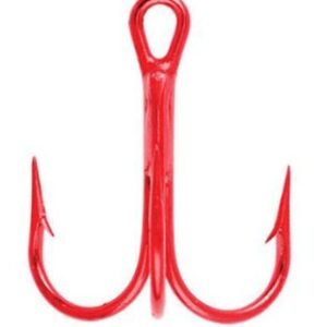 l934rd lazer sharp 3x treble hook, regular shank, round bend