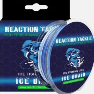 reaction tackle ice fishing braided line 8 strand