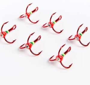 crystal reaper treble hooks (6pk)